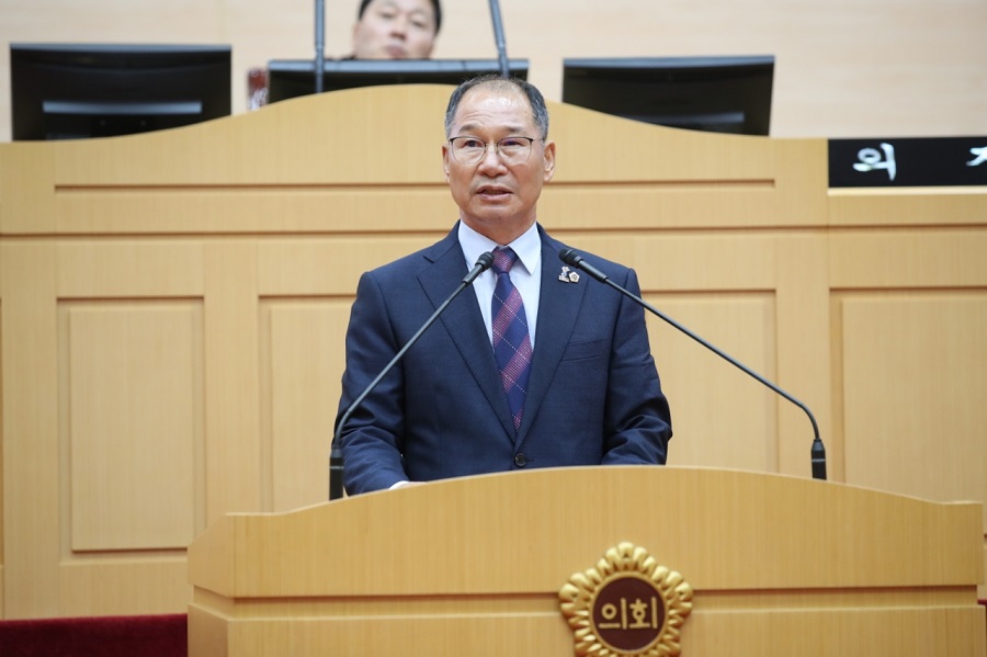 이규현 도의원,  2024년 정부 '농업예산' 비판